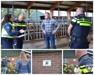 Politie, gemeente en LTO Noord gaan in gesprek met boeren over ondermijning en veiligheid in het buitengebied. 